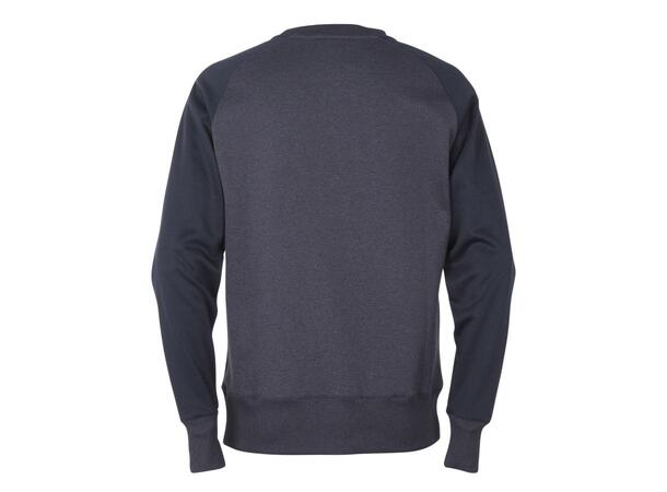 UMBRO Core Tech Crewneck jr Blå mel. 116 Rundhalset genser i polyester til junior